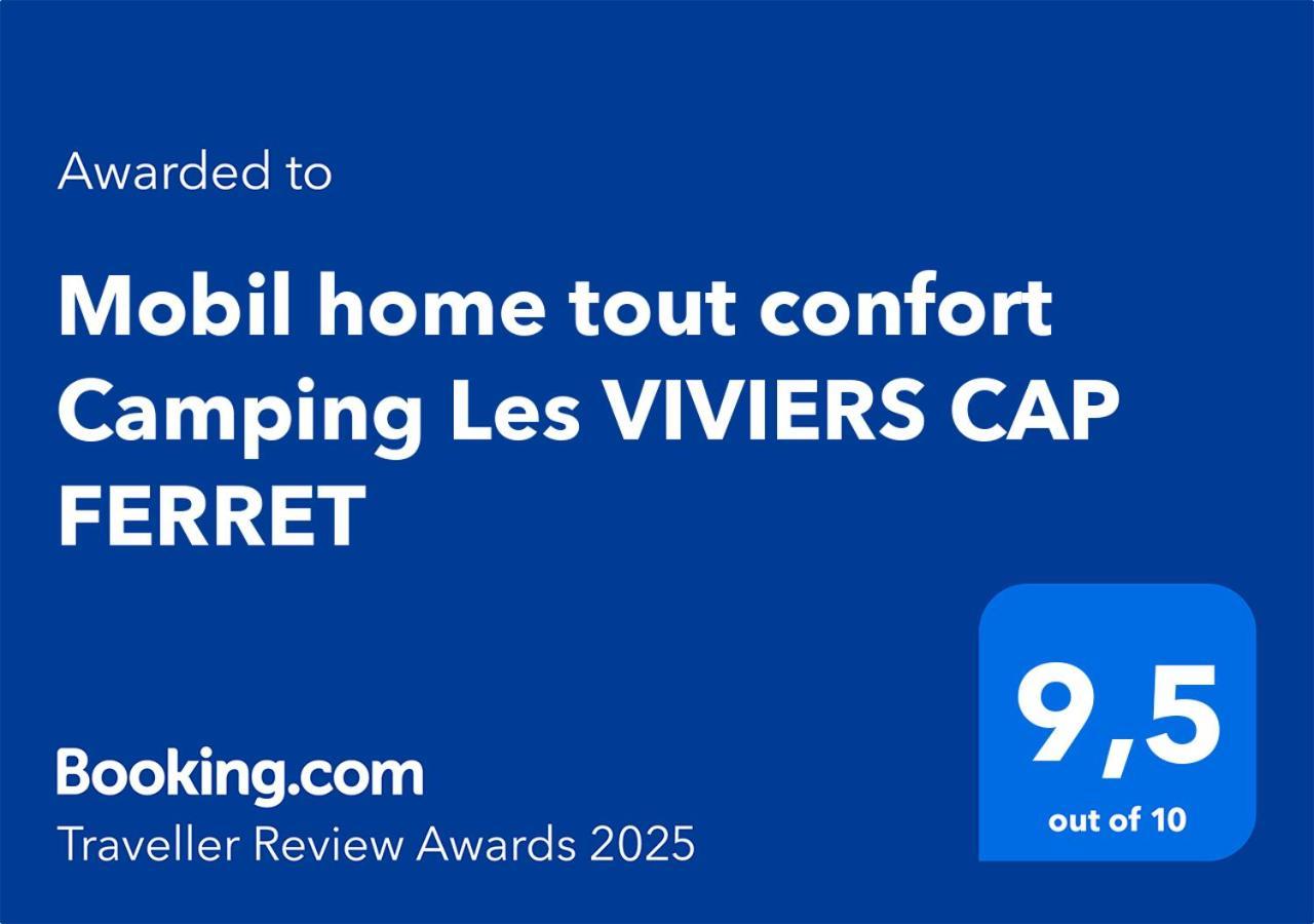 Mobil Home Tout Confort Camping Les Viviers Cap Ferret Lège-Cap-Ferret Exteriör bild